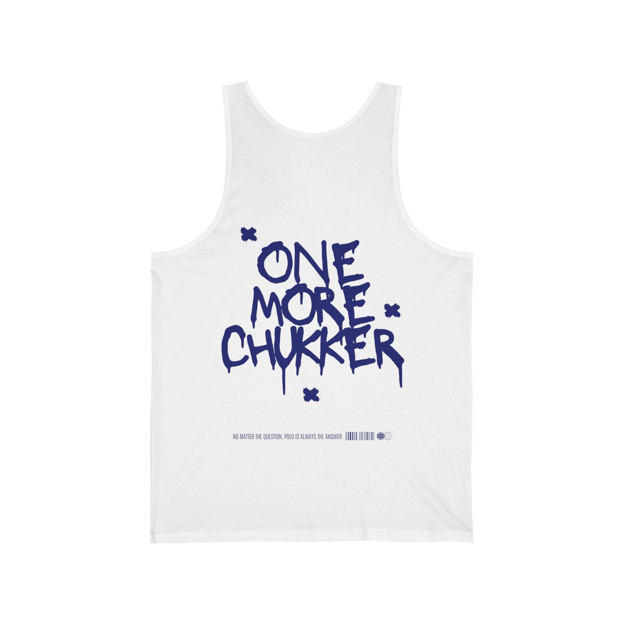 "One More Chukker" Top — Graphic Jersey Tank