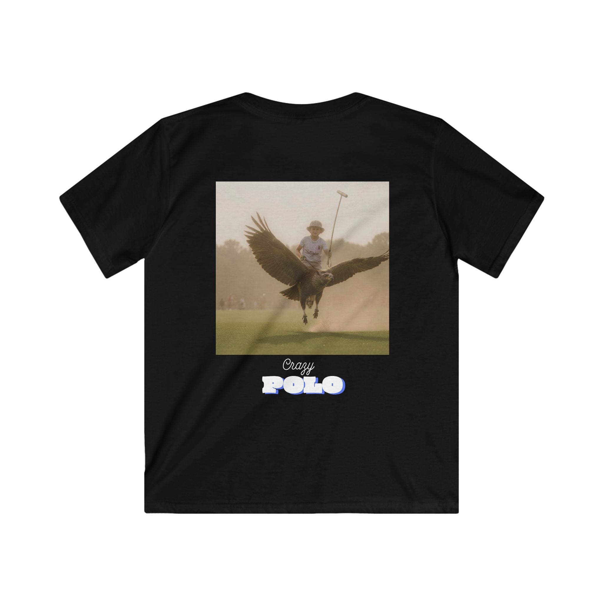 Crazy Polo Eagle Graphic — Kids Tee