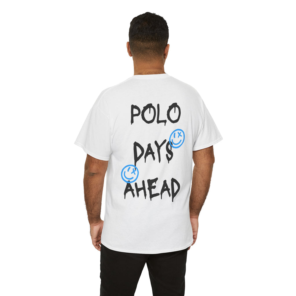 “Polo Days Ahead” — Smiley Graphic Tee