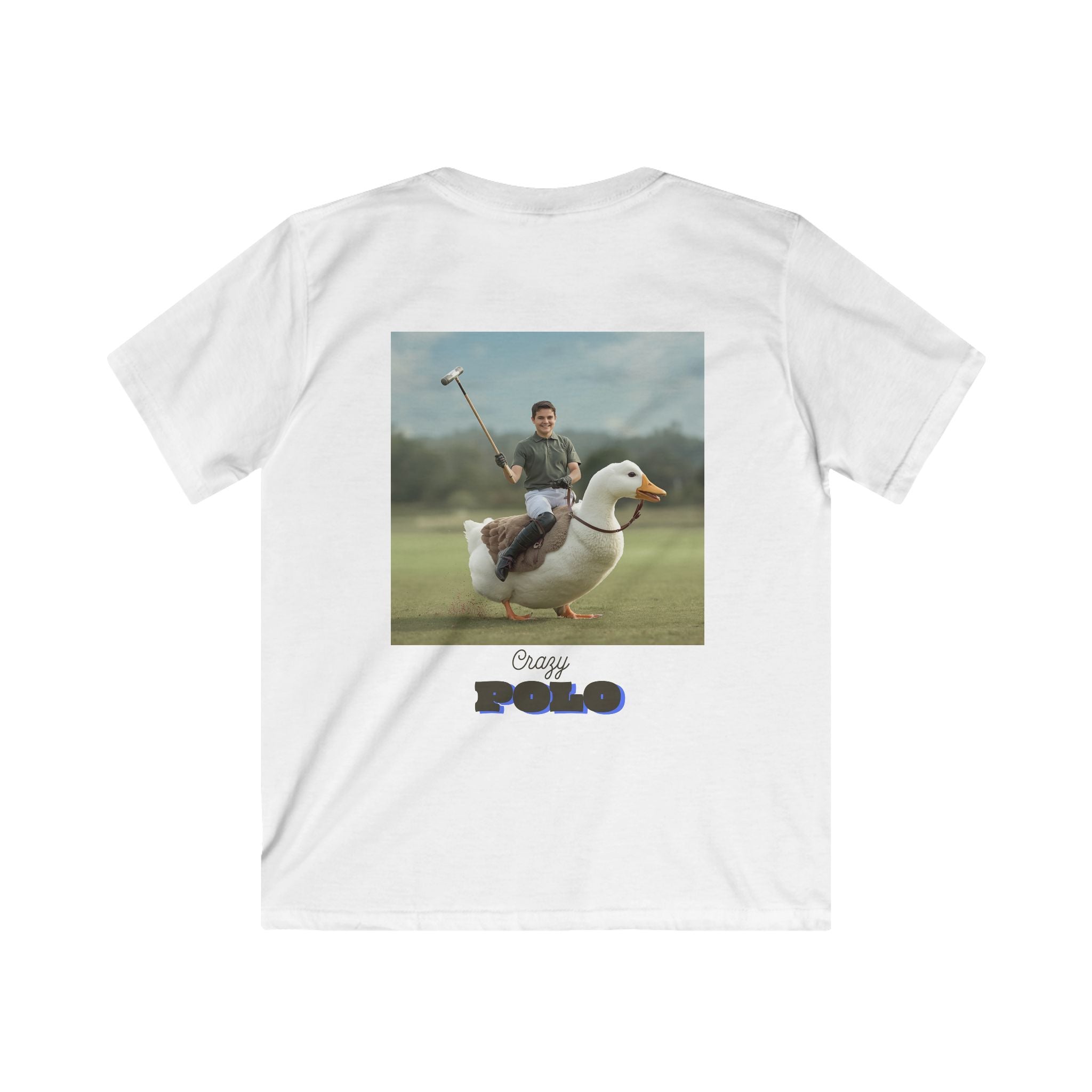 Crazy Polo Goose Graphic — Kids Tee