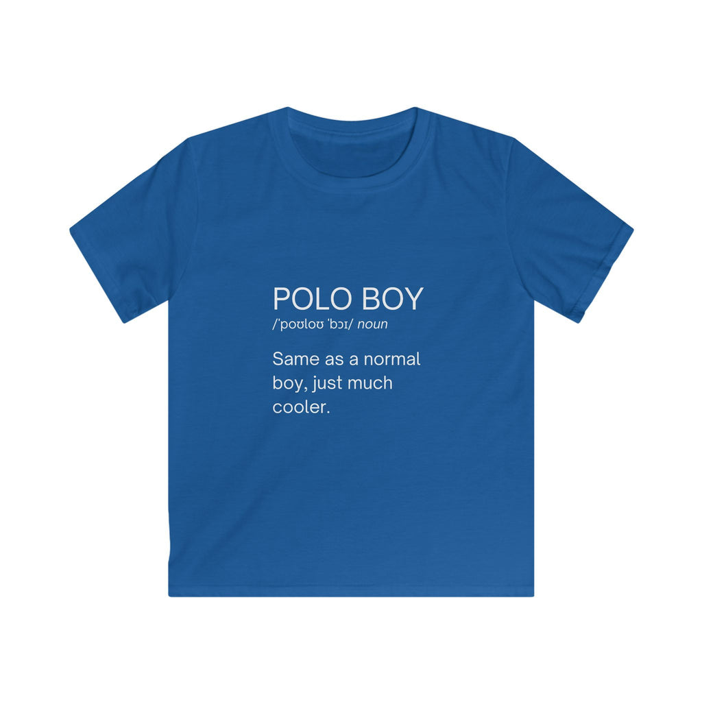 "Polo Boy" Definition — Kids Tee