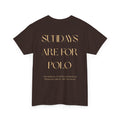 "Sundays Are For Polo" — Minimal Graphic Tee