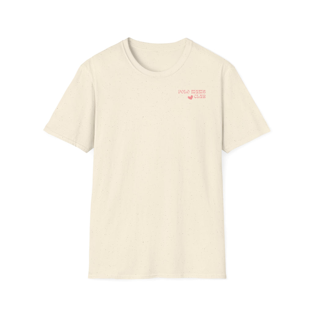 "Polo Mums Club" — Cute Pastel Logo Tee