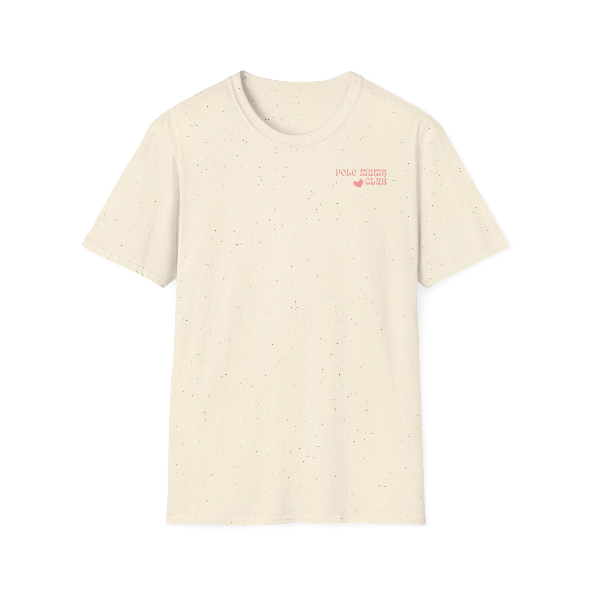 "Polo Mums Club" — Cute Pastel Logo Tee