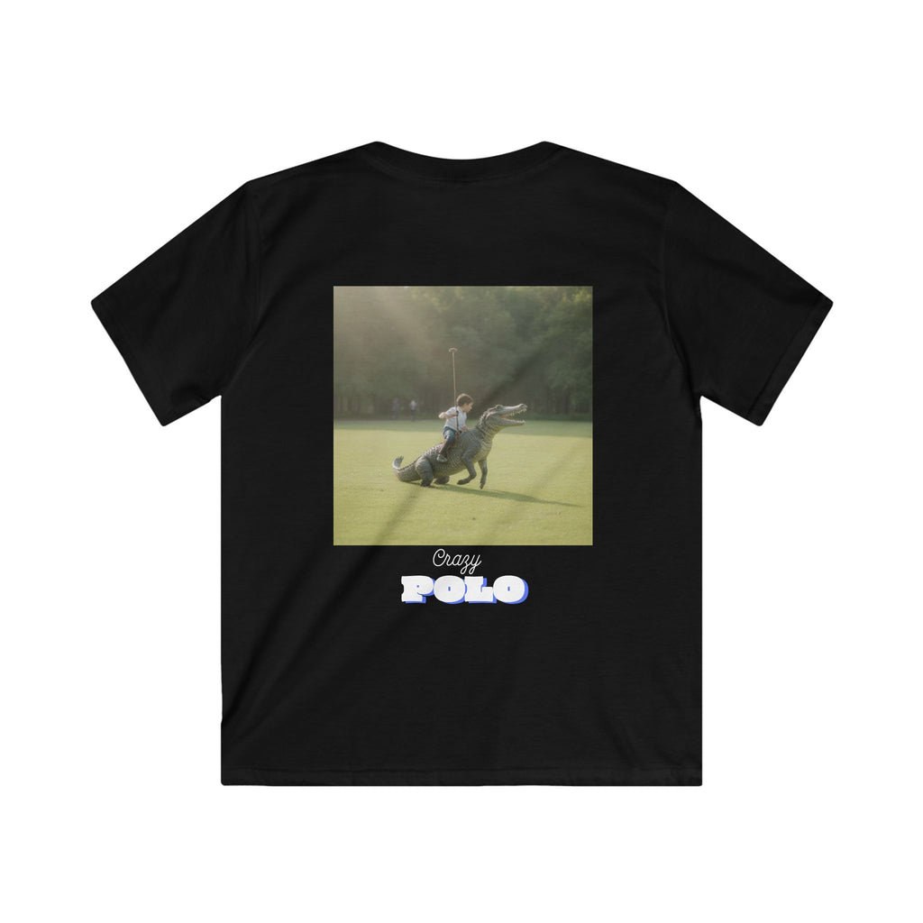 Crazy Polo Crocodile Graphic — Kids Tee