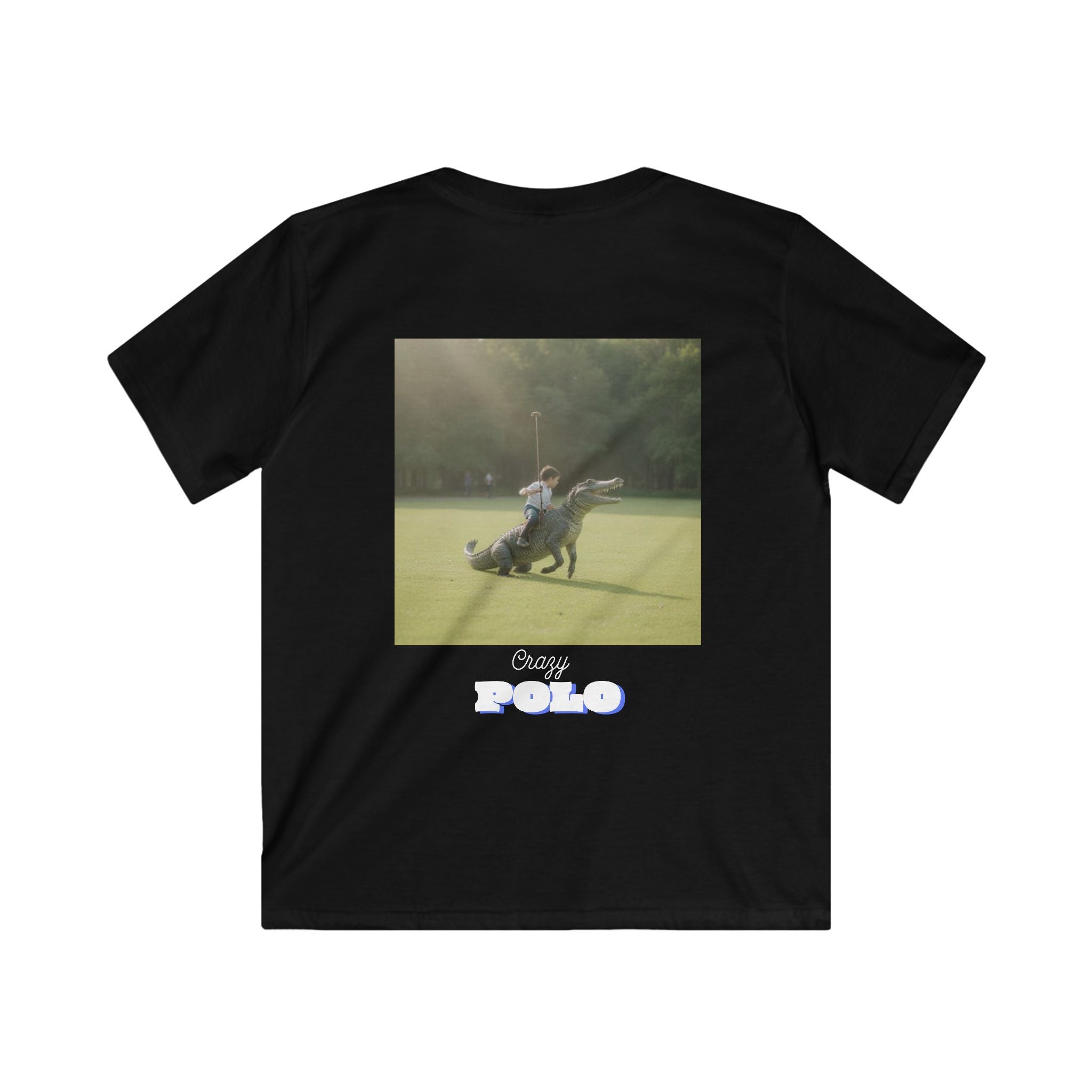 Crazy Polo Crocodile Graphic — Kids Tee