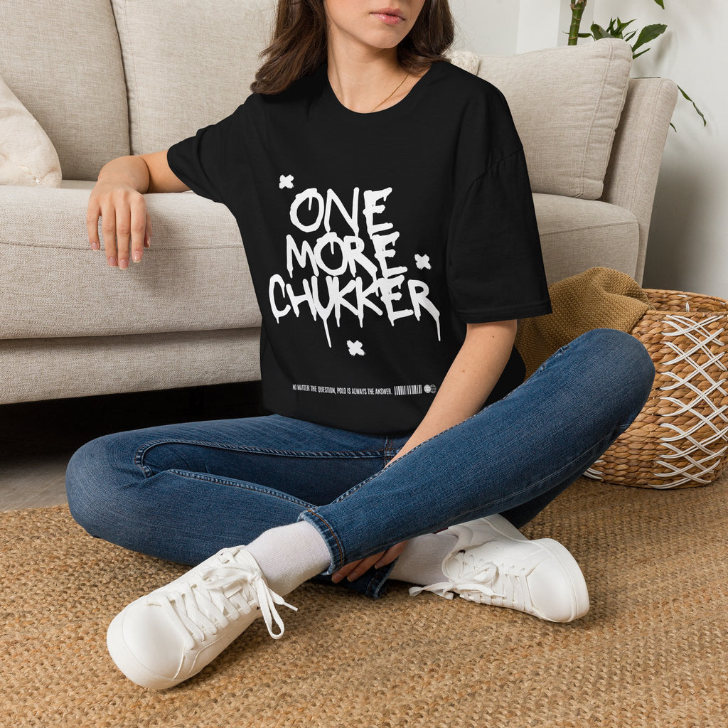 "One More Chukker" Polo Graphic Tee — Women