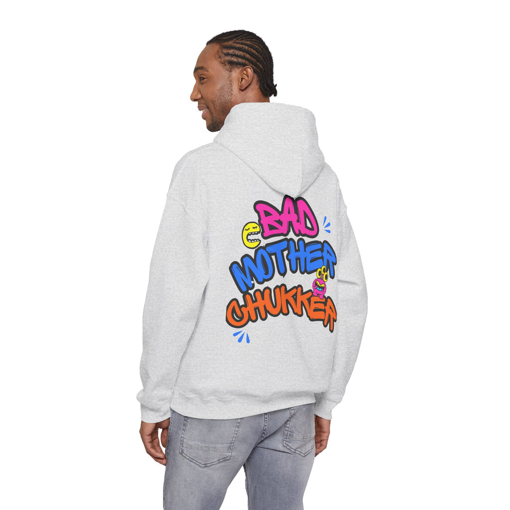 "Bad Mother Chukker" Sweatshirt — Colorful Graffiti Hoodie