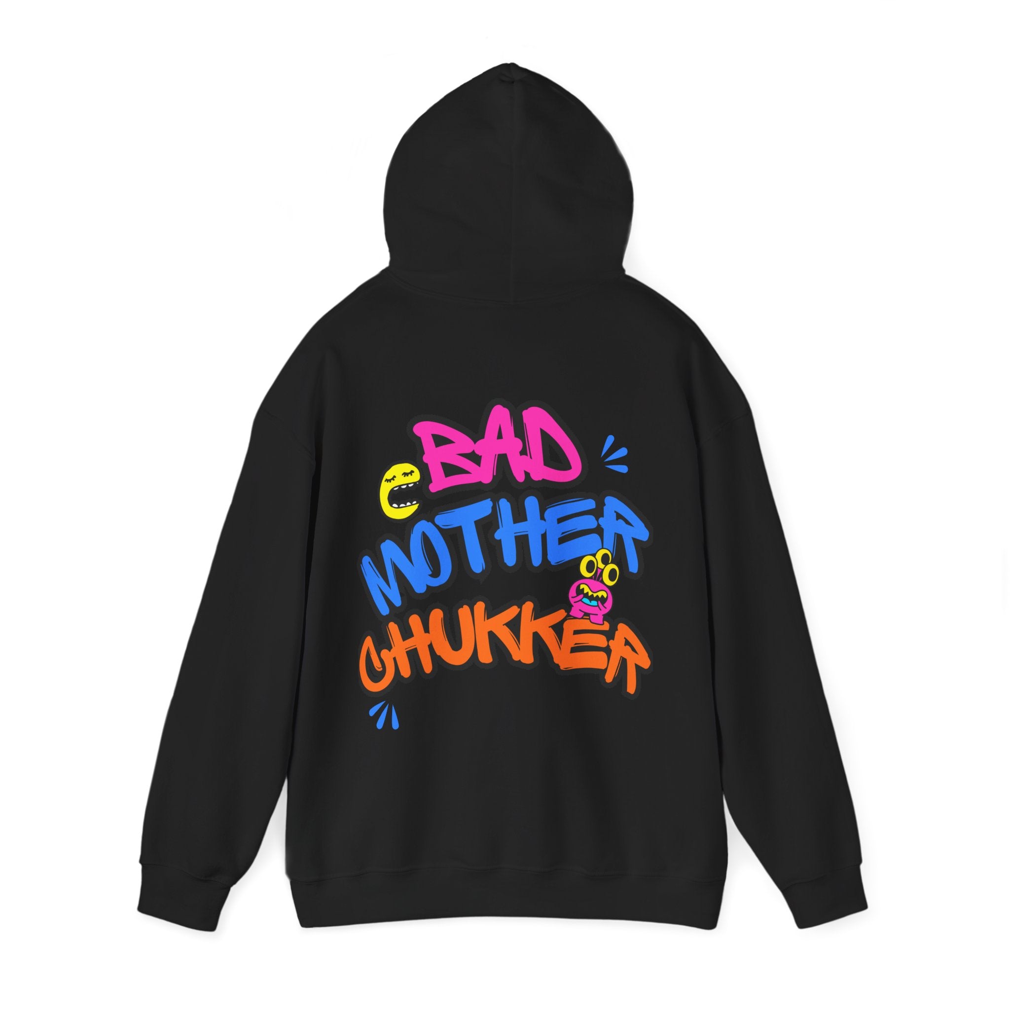 "Bad Mother Chukker" Sweatshirt — Colorful Graffiti Hoodie