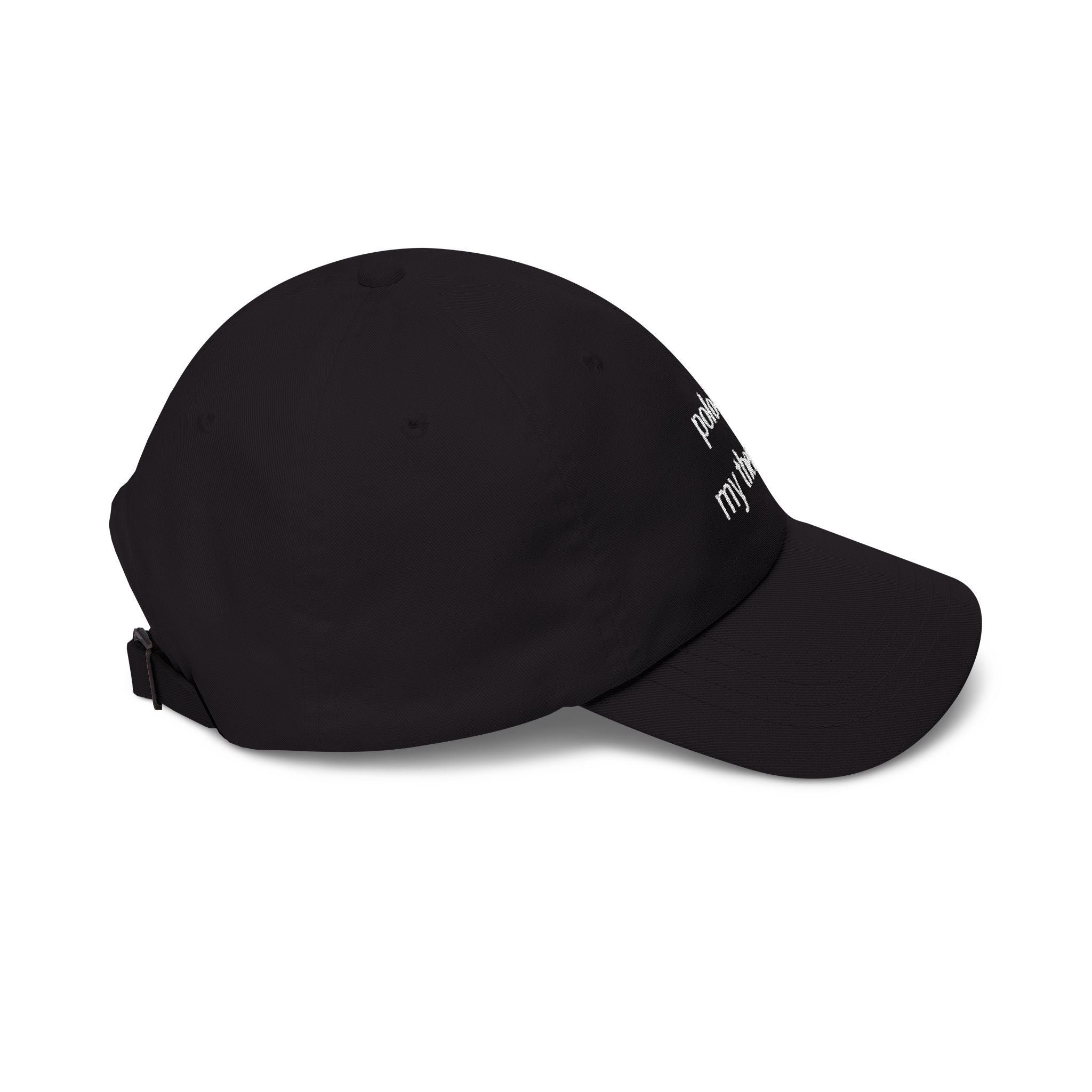 "Polo Is My Therapy" —  Embroidered Baseball Hat