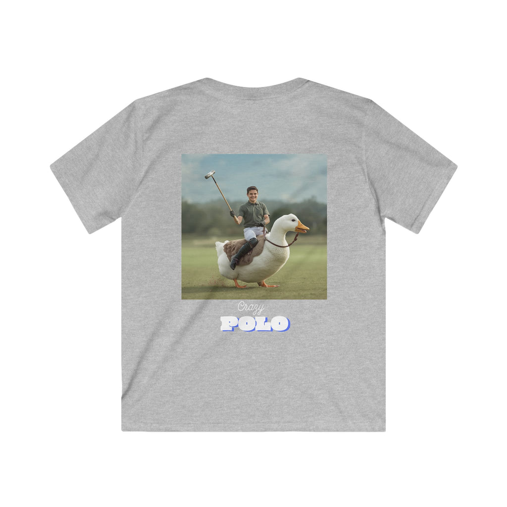 Crazy Polo Goose Graphic — Kids Tee