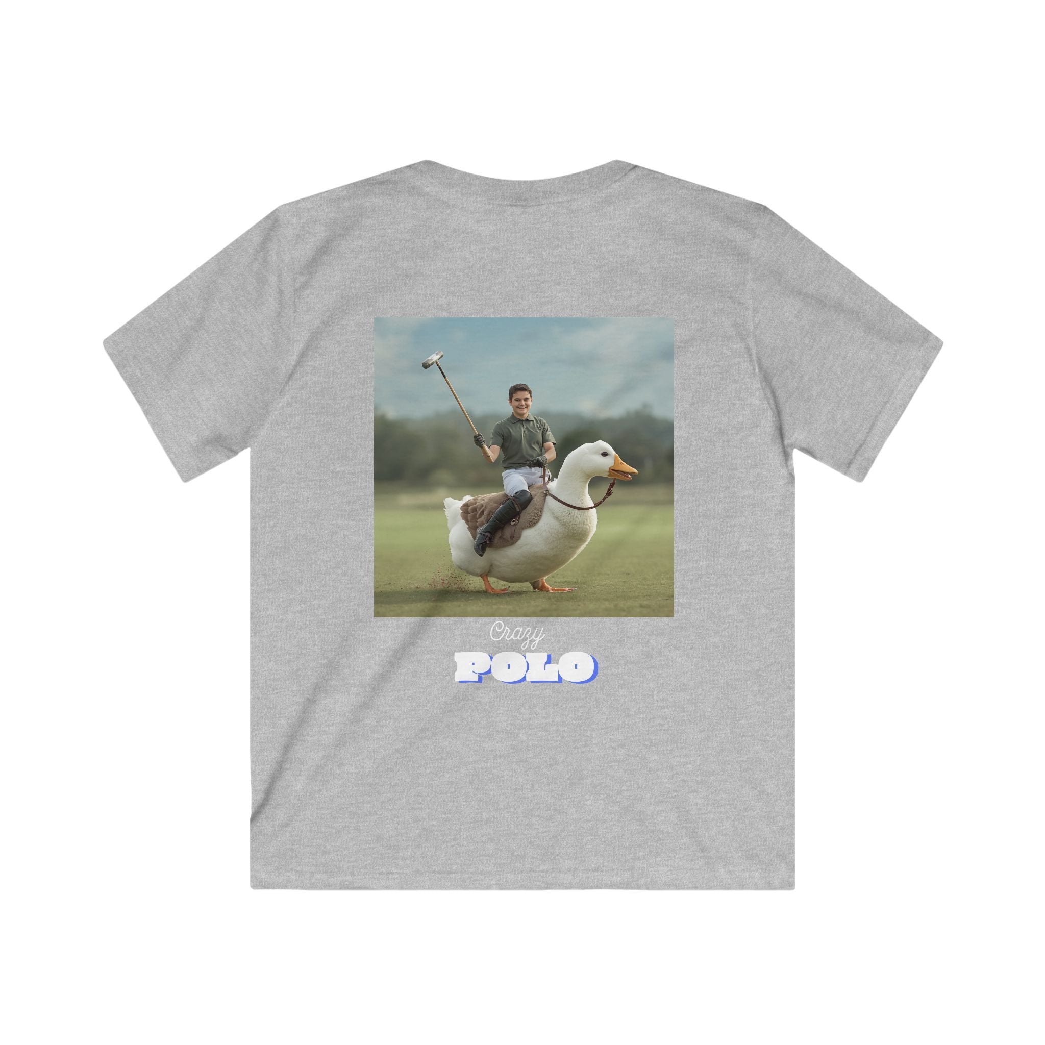 Crazy Polo Goose Graphic — Kids Tee
