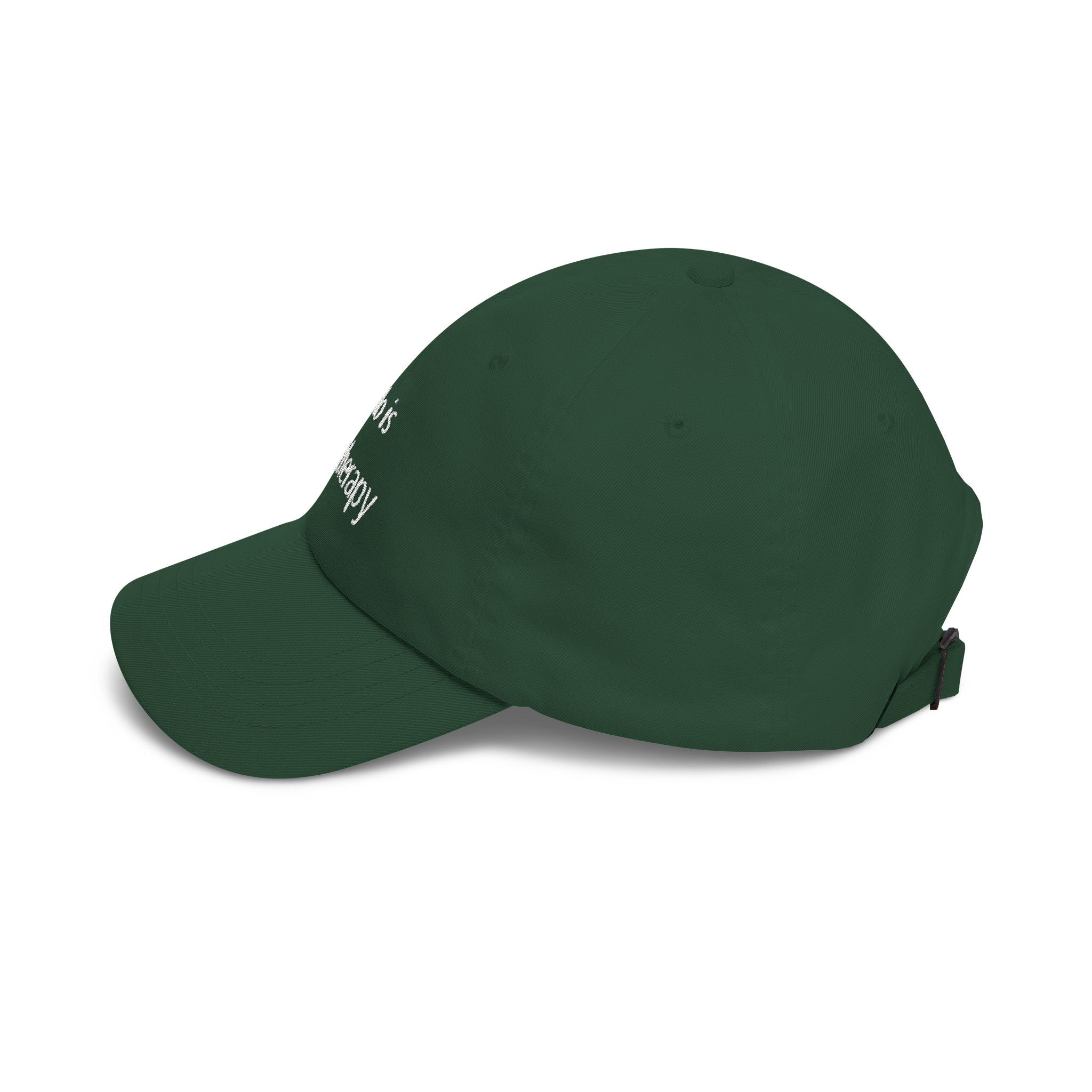 "Polo Is My Therapy" —  Embroidered Baseball Hat