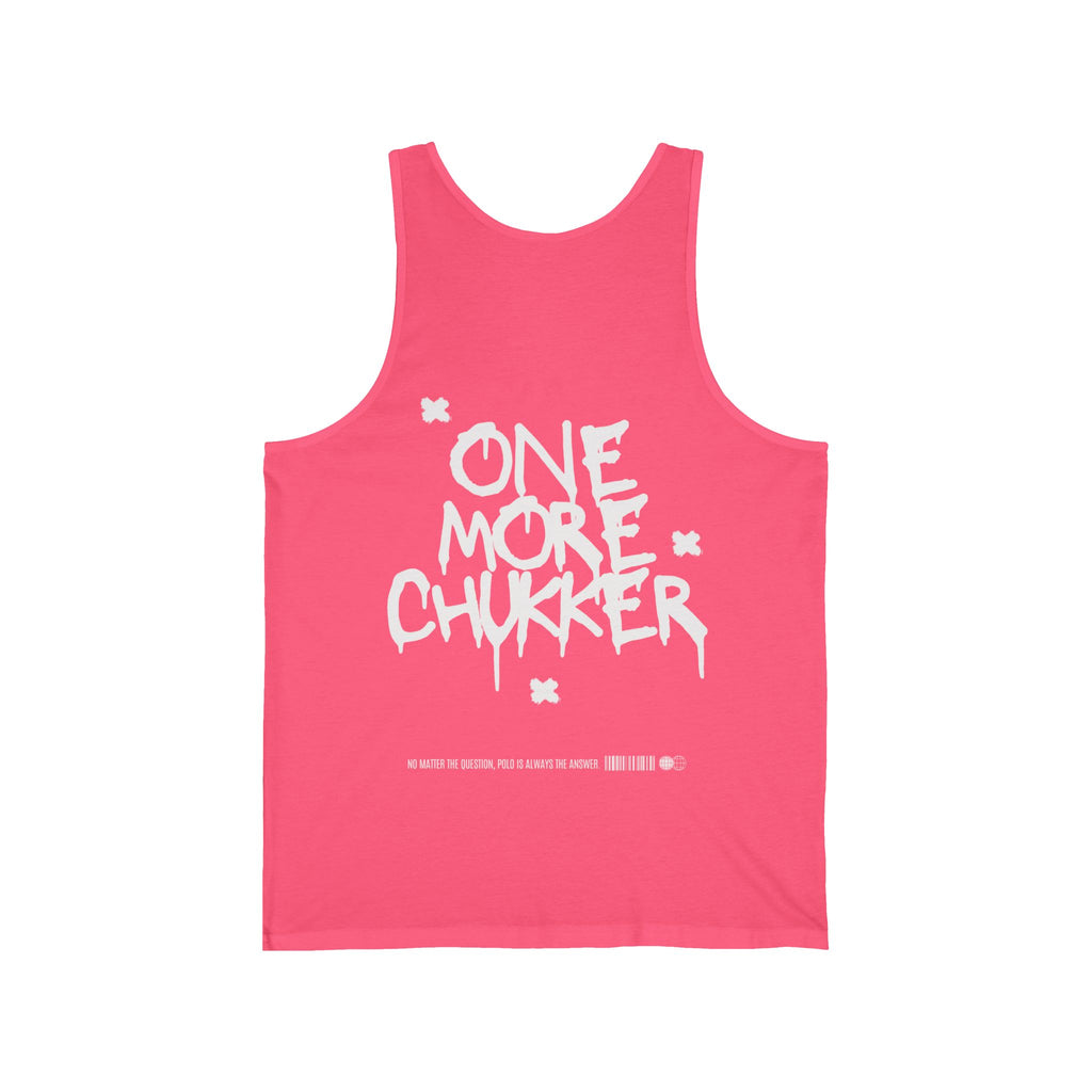 "One More Chukker" Top — Graphic Jersey Tank
