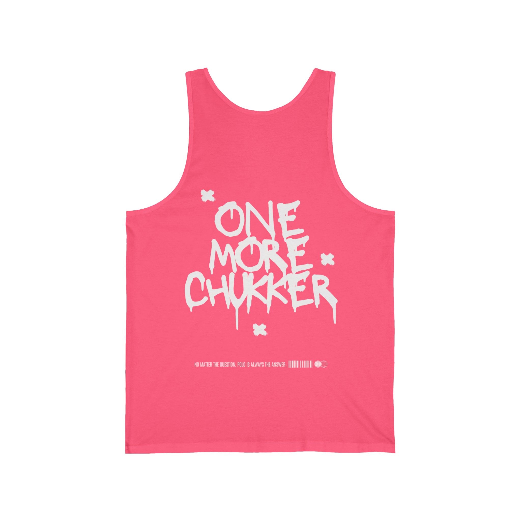 "One More Chukker" Top — Graphic Jersey Tank