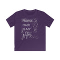 "Horse Hair Is My Glitter" — Kids Tee