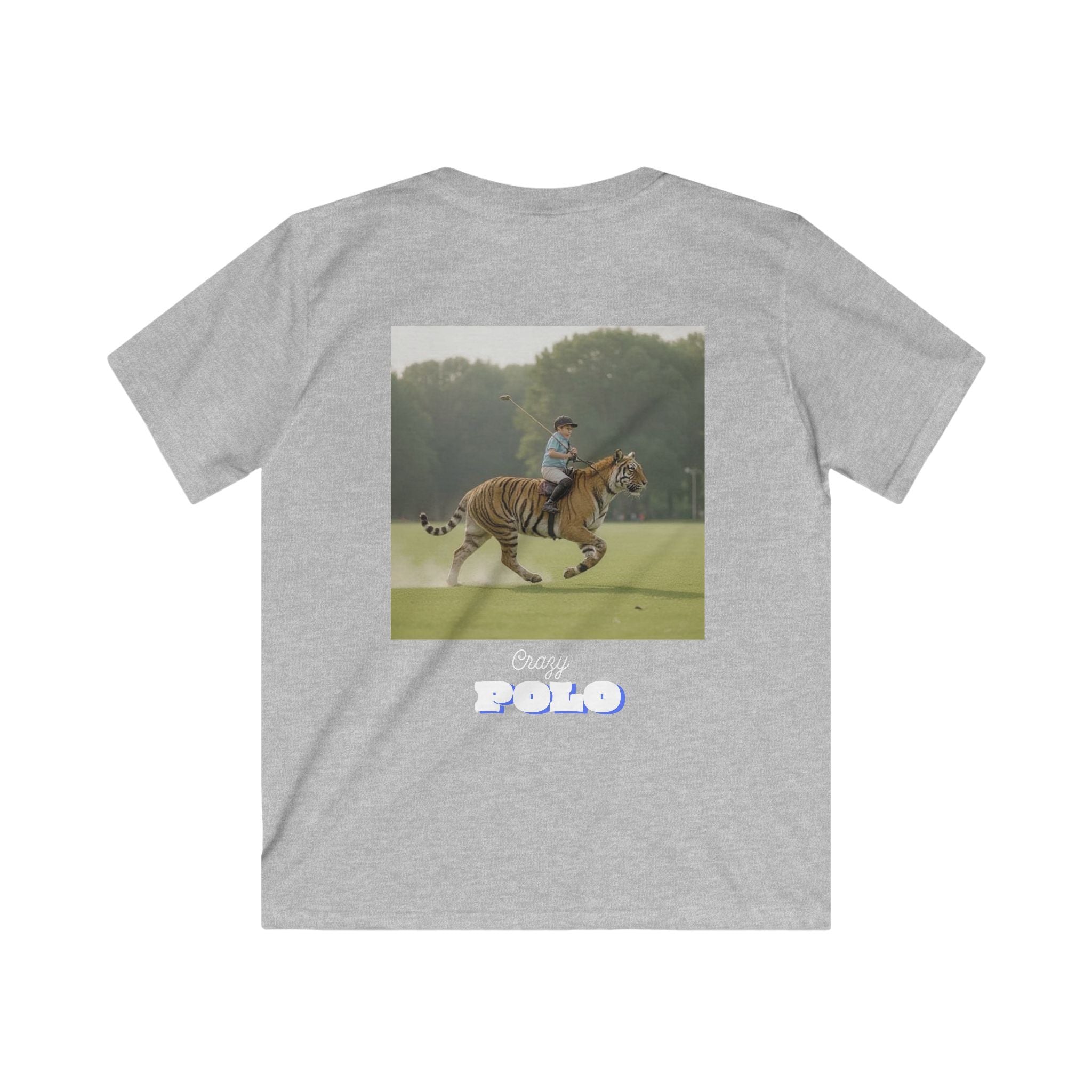 Crazy Polo Tiger Graphic — Kids Tee