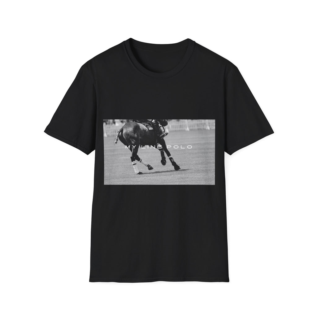 "My Line Polo" Vintage Style Tee - Women