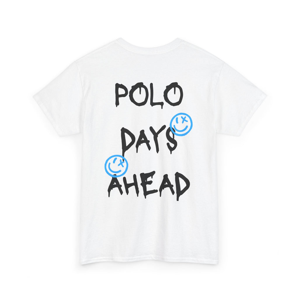 “Polo Days Ahead” — Smiley Graphic Tee