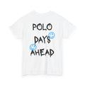 “Polo Days Ahead” — Smiley Graphic Tee