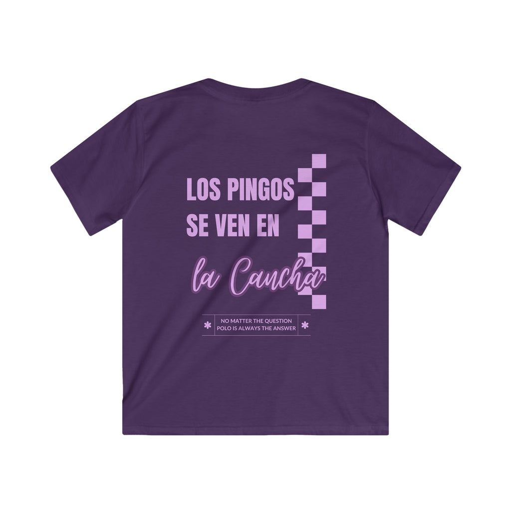 "Los Pingos Se Ven En La Cancha" — Kids Tee