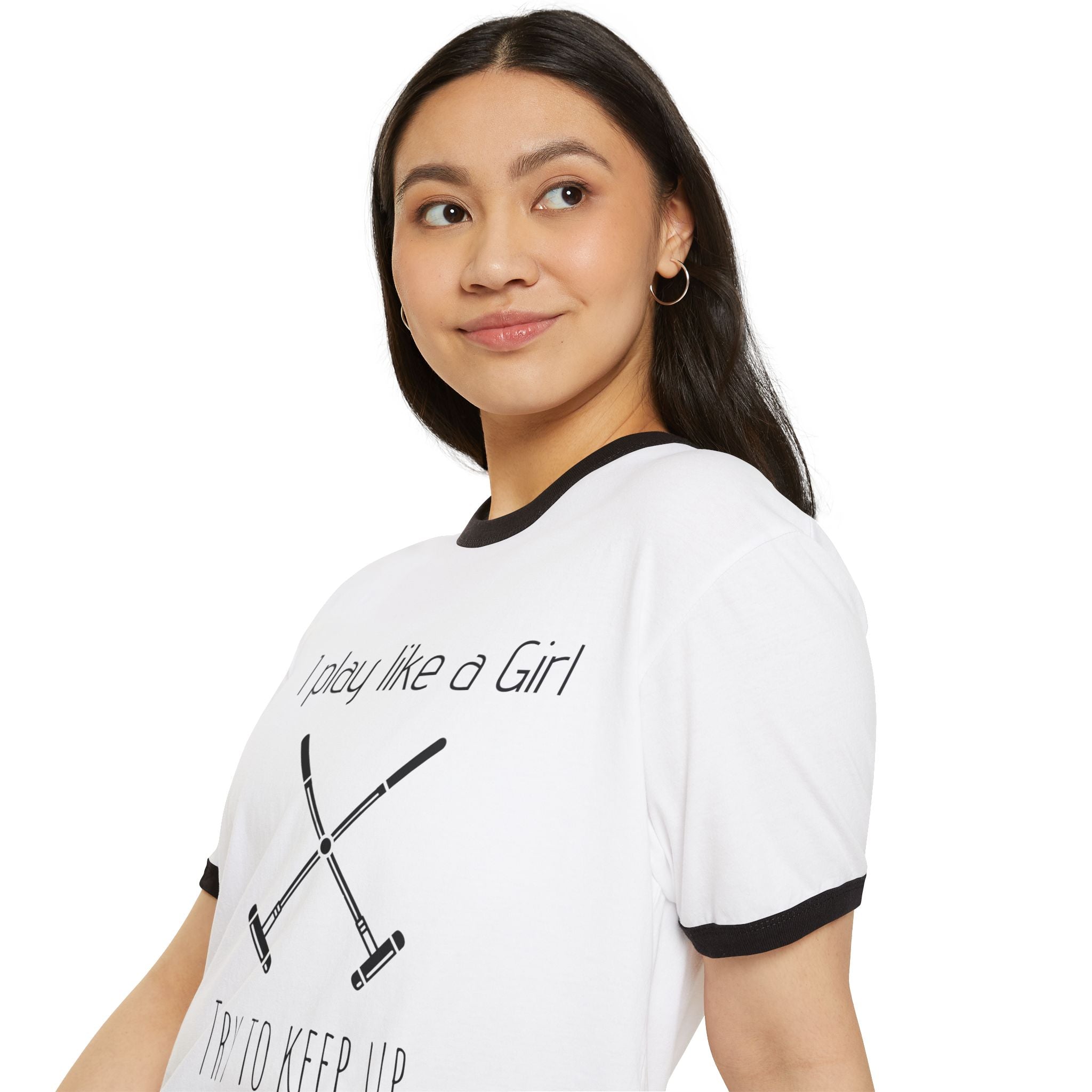 "I Play Like a Girl, Try to Keep Up" — Retro Style Tee