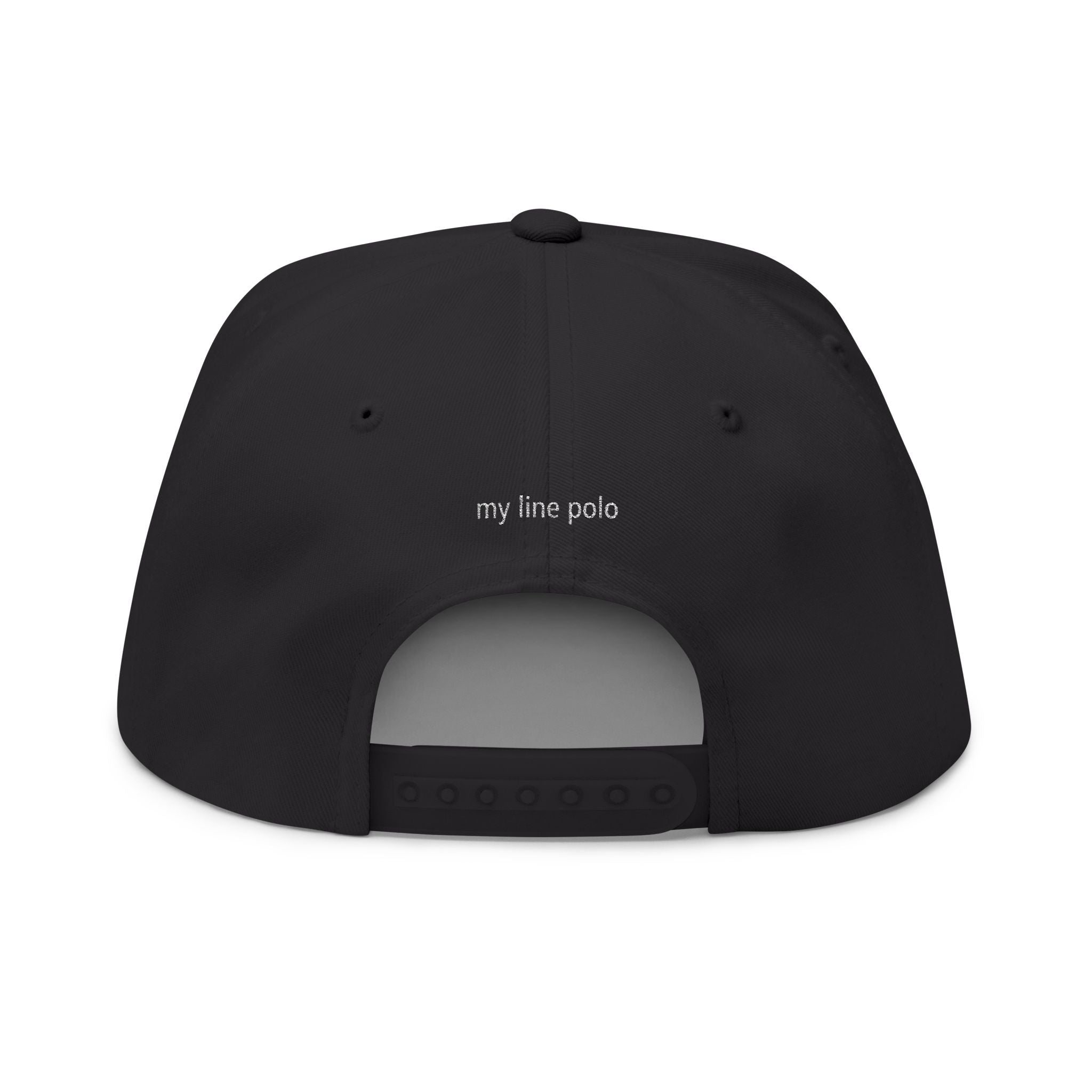 "Polo Is My Therapy" — Embroidered Flat Bill Cap
