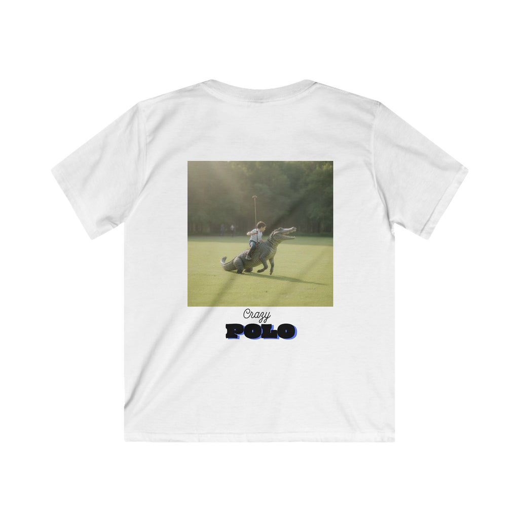 Crazy Polo Crocodile Graphic — Kids Tee