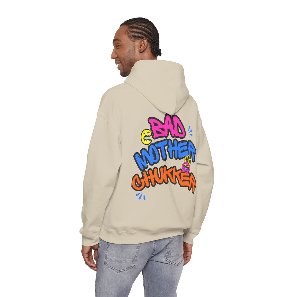 "Bad Mother Chukker" Sweatshirt — Colorful Graffiti Hoodie
