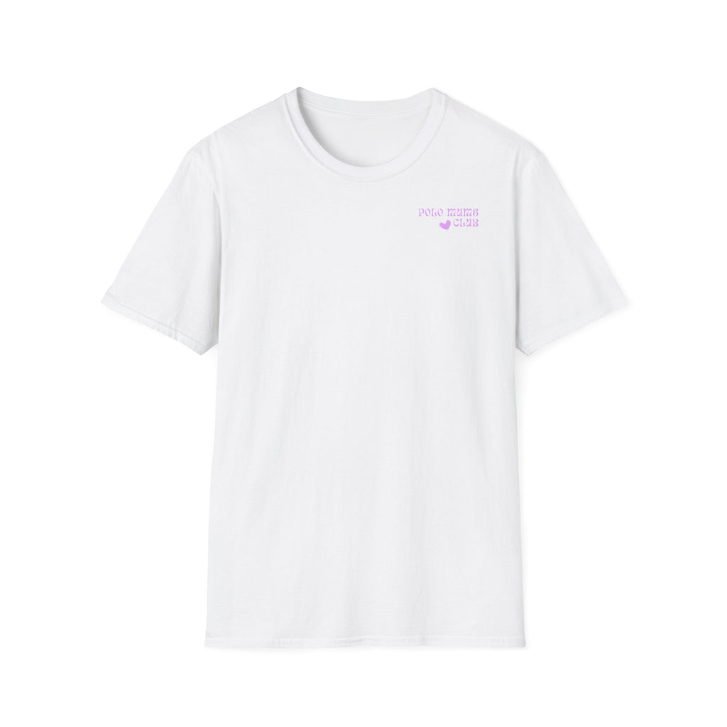 "Polo Mums Club" — Cute Pastel Logo Tee