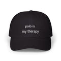 "Polo Is My Therapy" —  Embroidered Baseball Hat