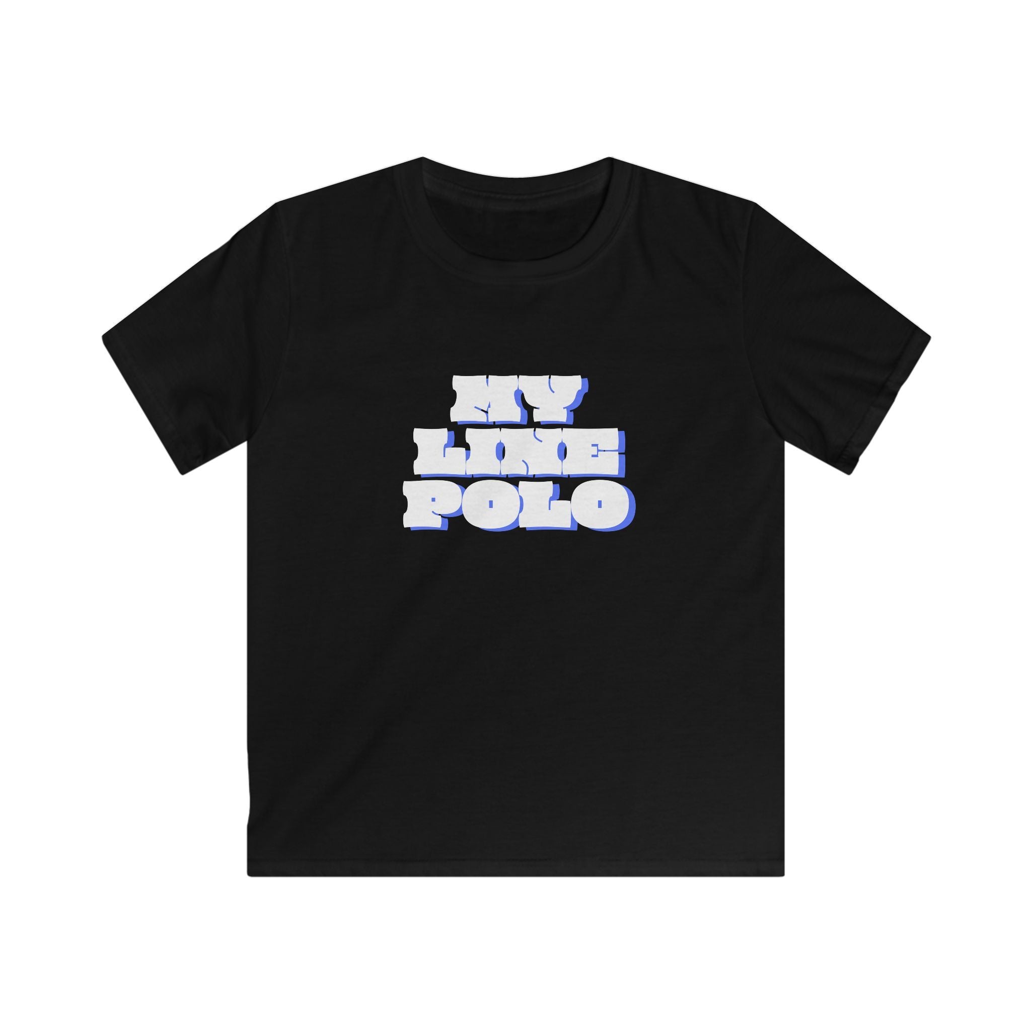 Crazy Polo Pig Graphic — Kids Tee