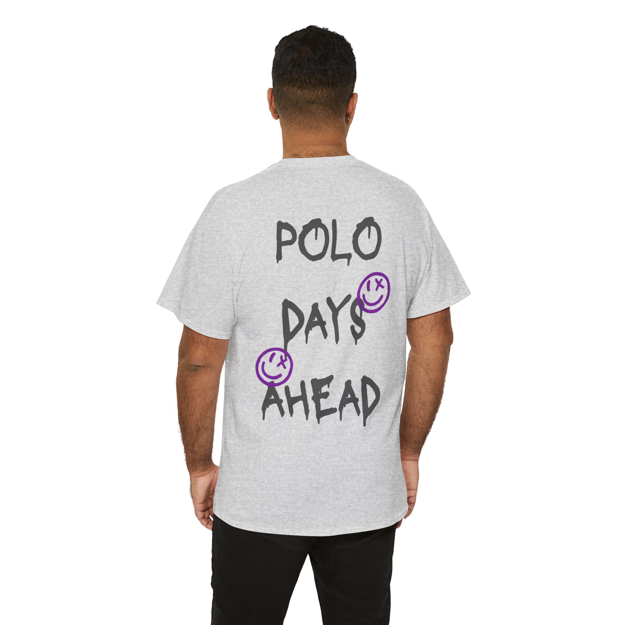 “Polo Days Ahead” — Smiley Graphic Tee