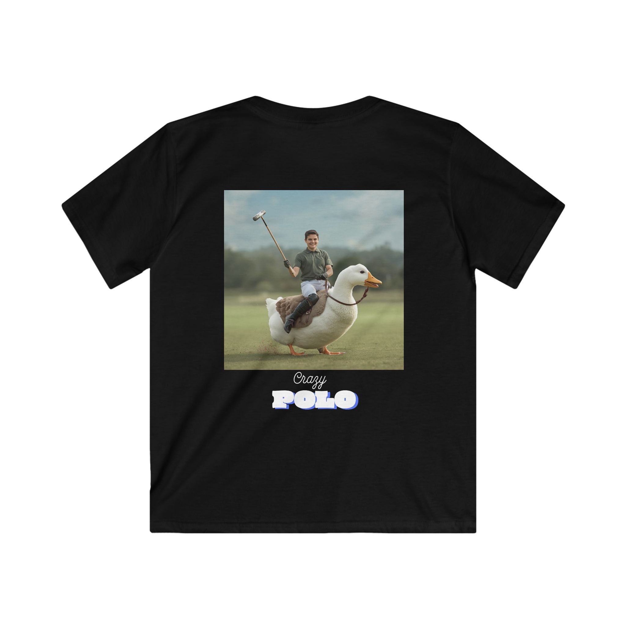 Crazy Polo Goose Graphic — Kids Tee