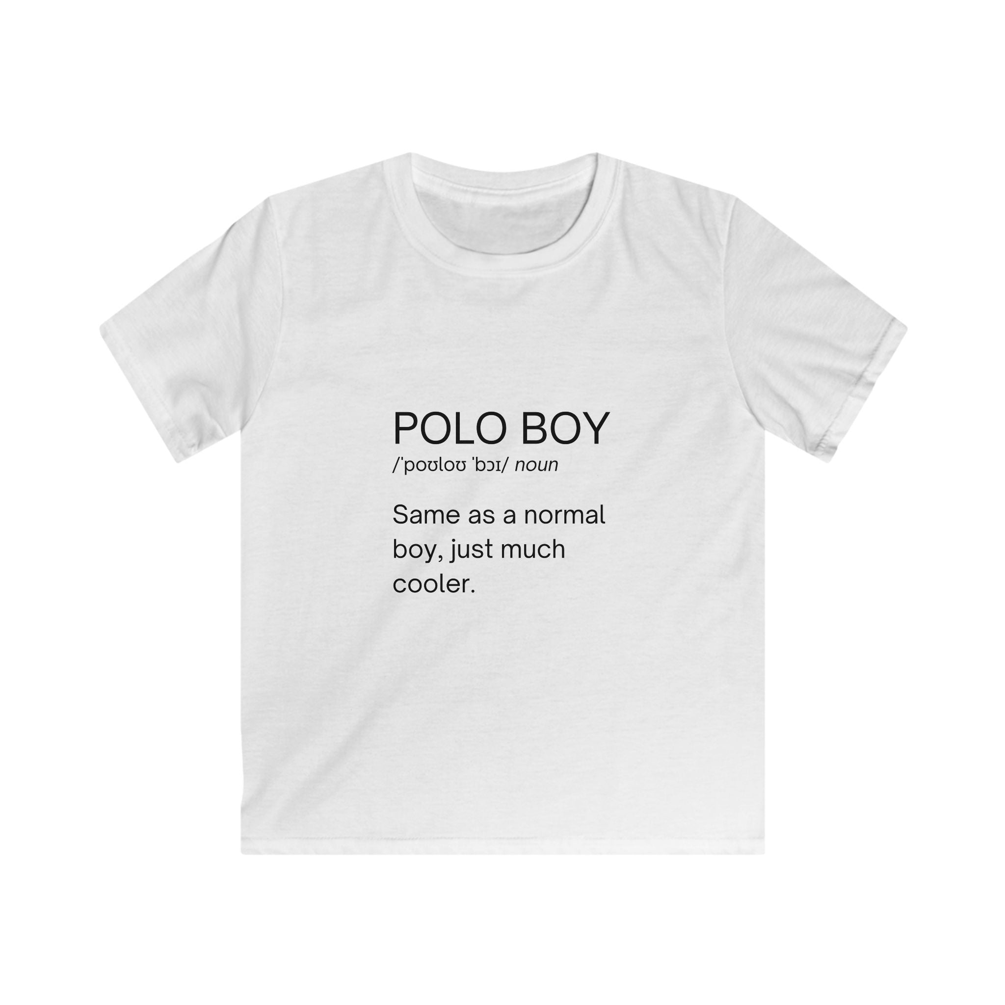 "Polo Boy" Definition — Kids Tee