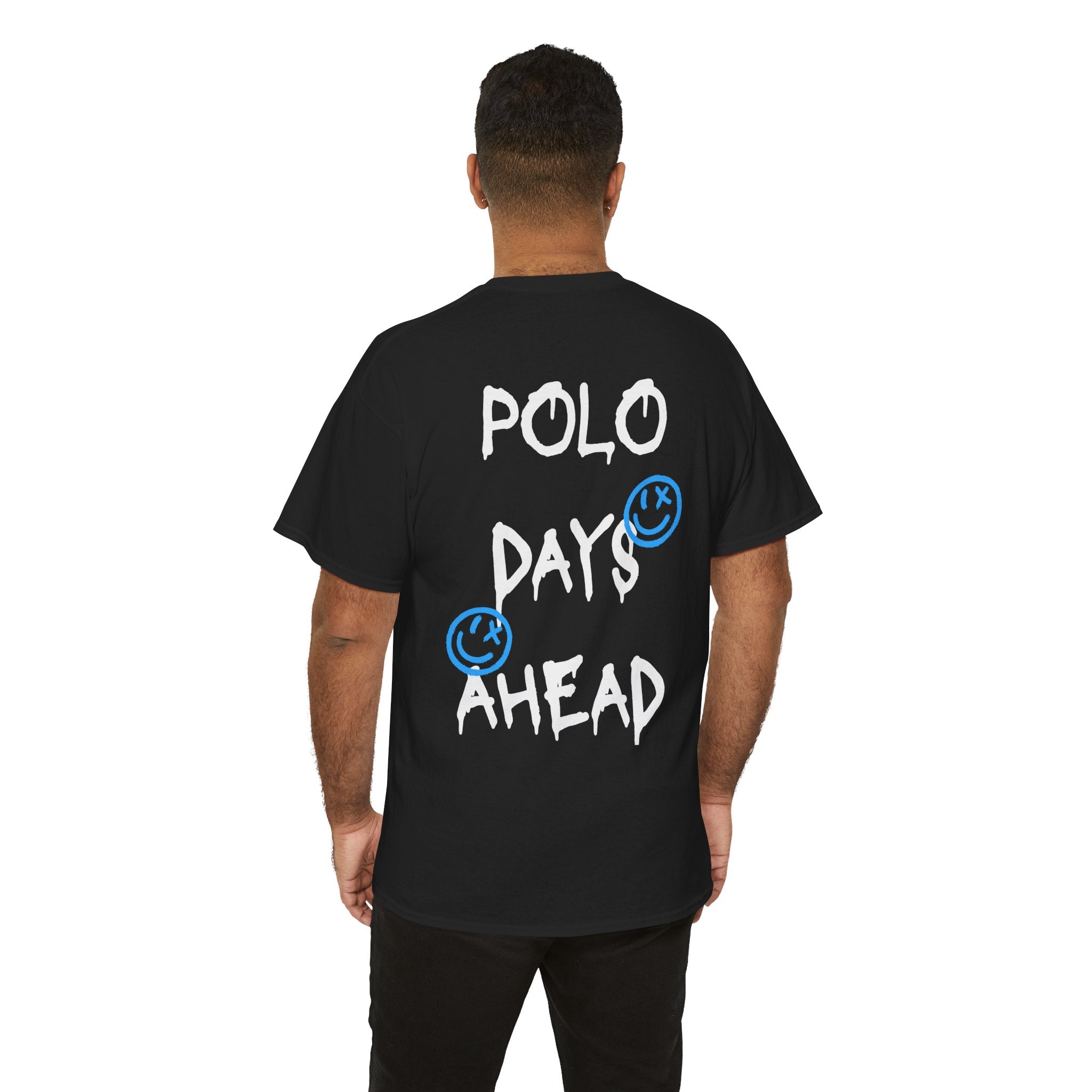 “Polo Days Ahead” — Smiley Graphic Tee