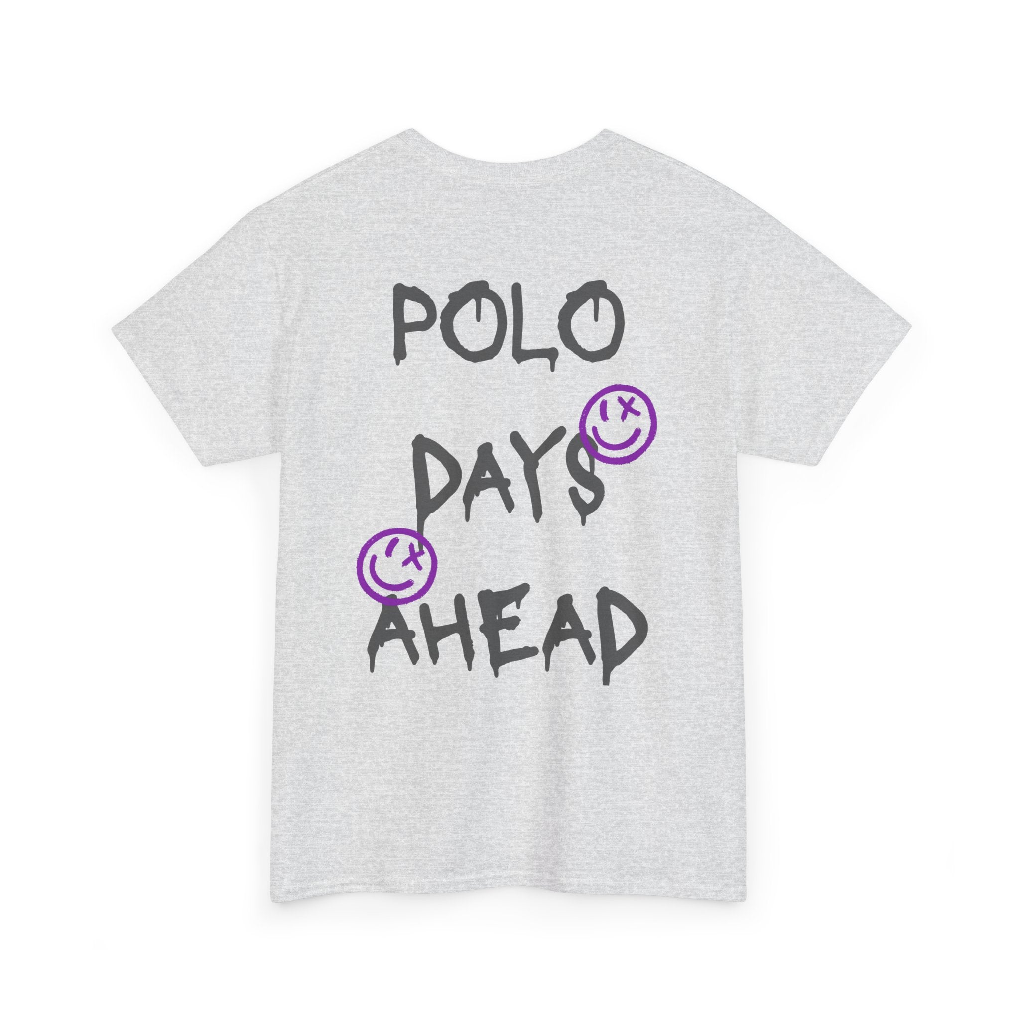 “Polo Days Ahead” — Smiley Graphic Tee