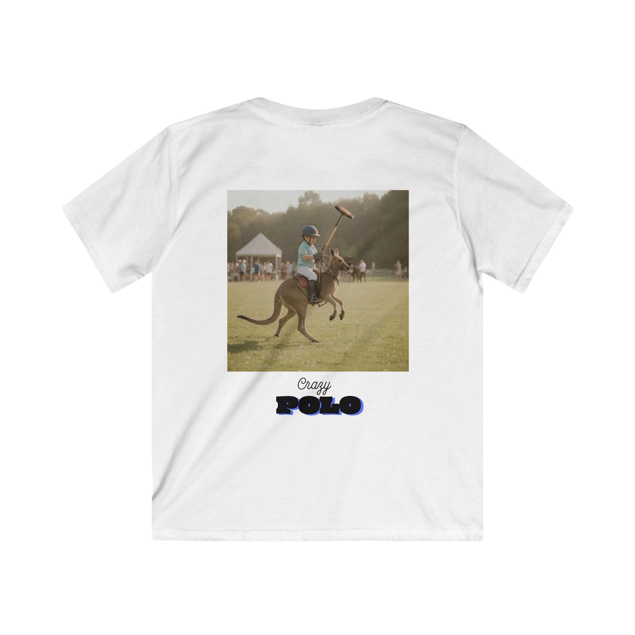 Crazy Polo Kangaroo Graphic — Kids Tee
