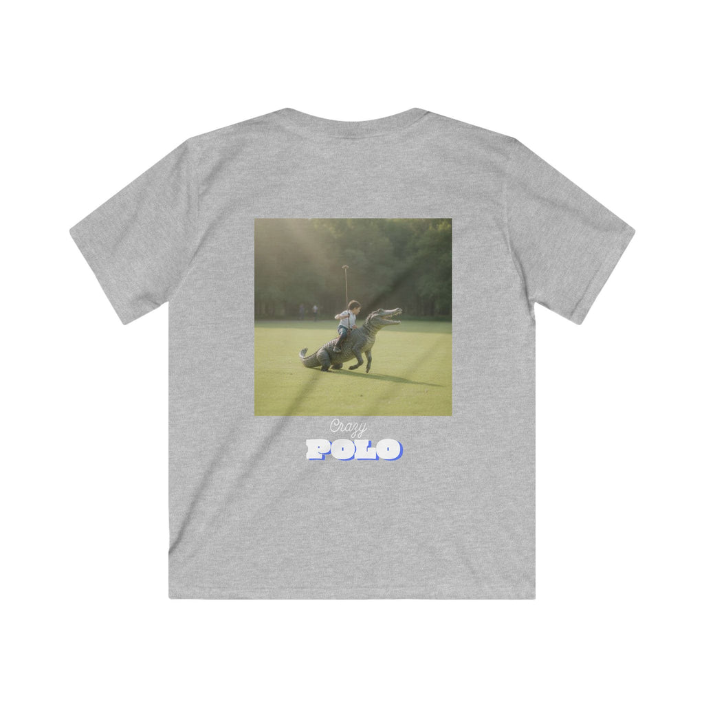Crazy Polo Crocodile Graphic — Kids Tee