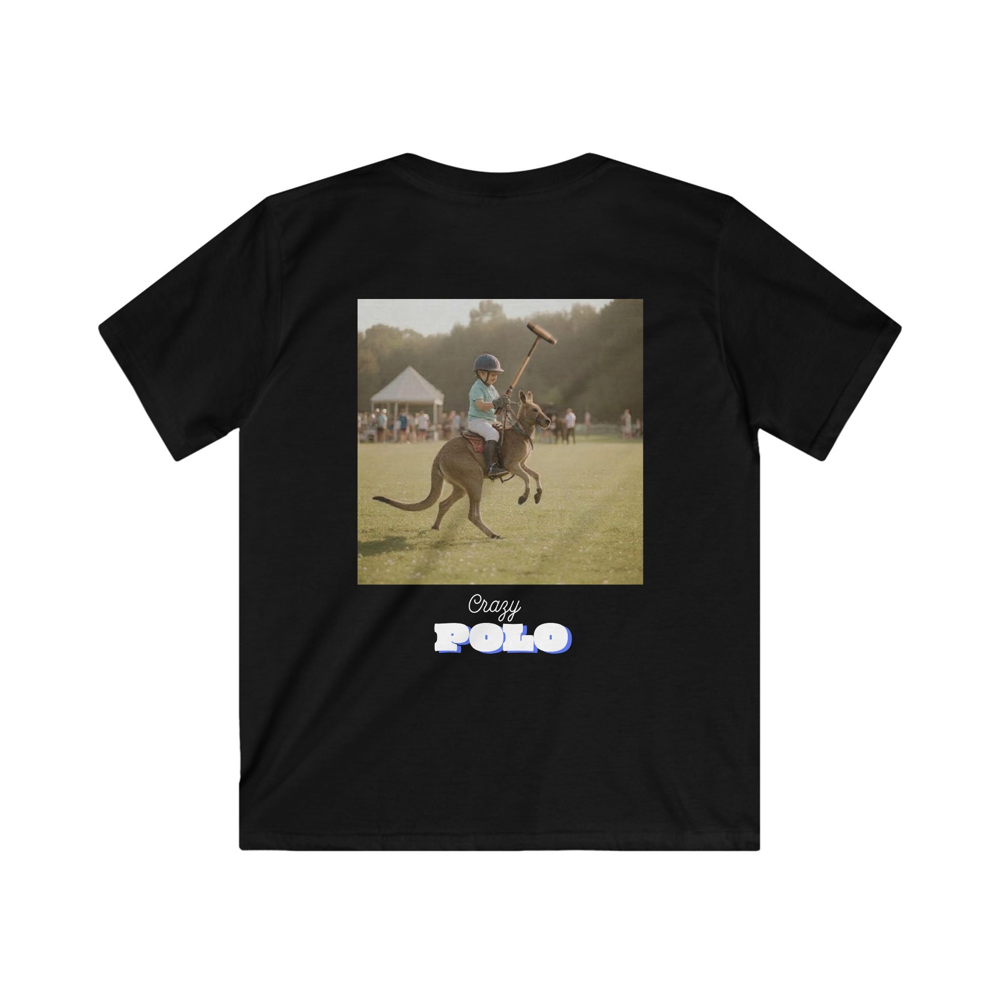 Crazy Polo Kangaroo Graphic — Kids Tee