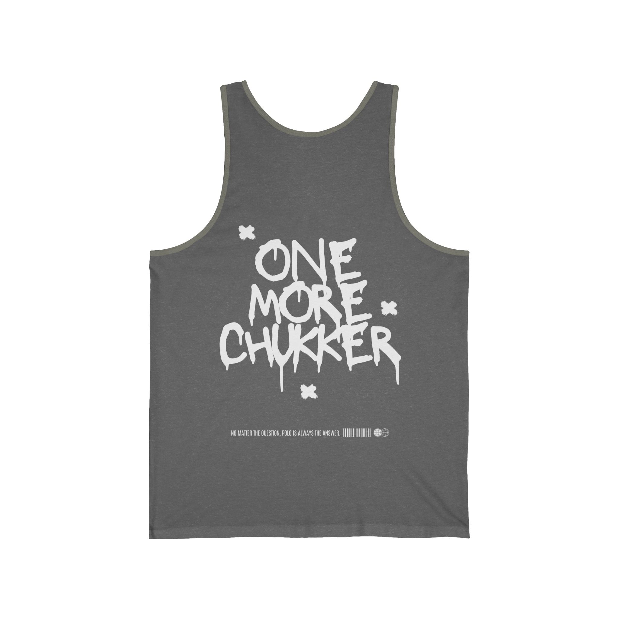 "One More Chukker" Top — Graphic Jersey Tank